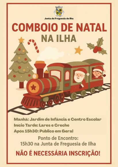 Comboio de Natal na Ilha