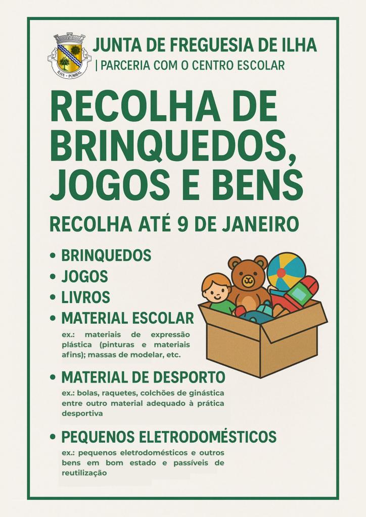 2. Recolha de Brinquedos, Jogos e Bens 